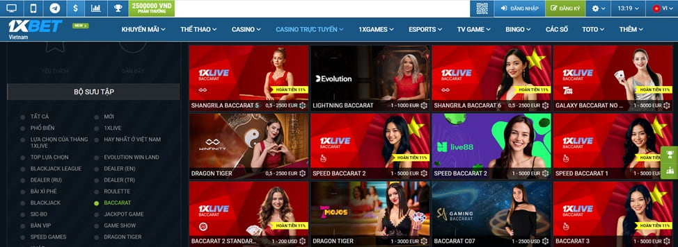 1xbet Homepage